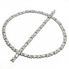 Stainless Steel  Set Necklace and Bracelet, Hugs and Kisses and Heart