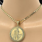 Gold Layered  Religious Pendant