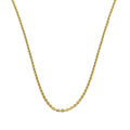 Stainless Steel Basic Necklace, Rolo Design, Polished Finish, Gold Tone