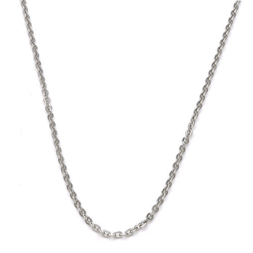 Stainless Steel Basic Necklace, Rolo