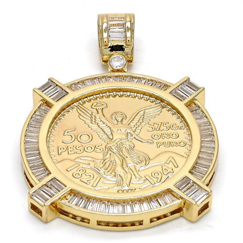 Gold Layered  Religious Pendant, Angel