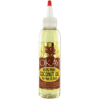 OKAY 100% COCONUT OIL FOR HAIR & SKIN 6OZ / 177ML