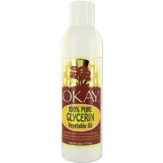 OKAY 100% PURE GLYCERIN VEGETABLE OIL 6OZ / 177ML