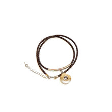 BRAIDED LEATHERETTE BRACELET