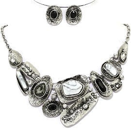 Necklace Earring Set Diff Shapes