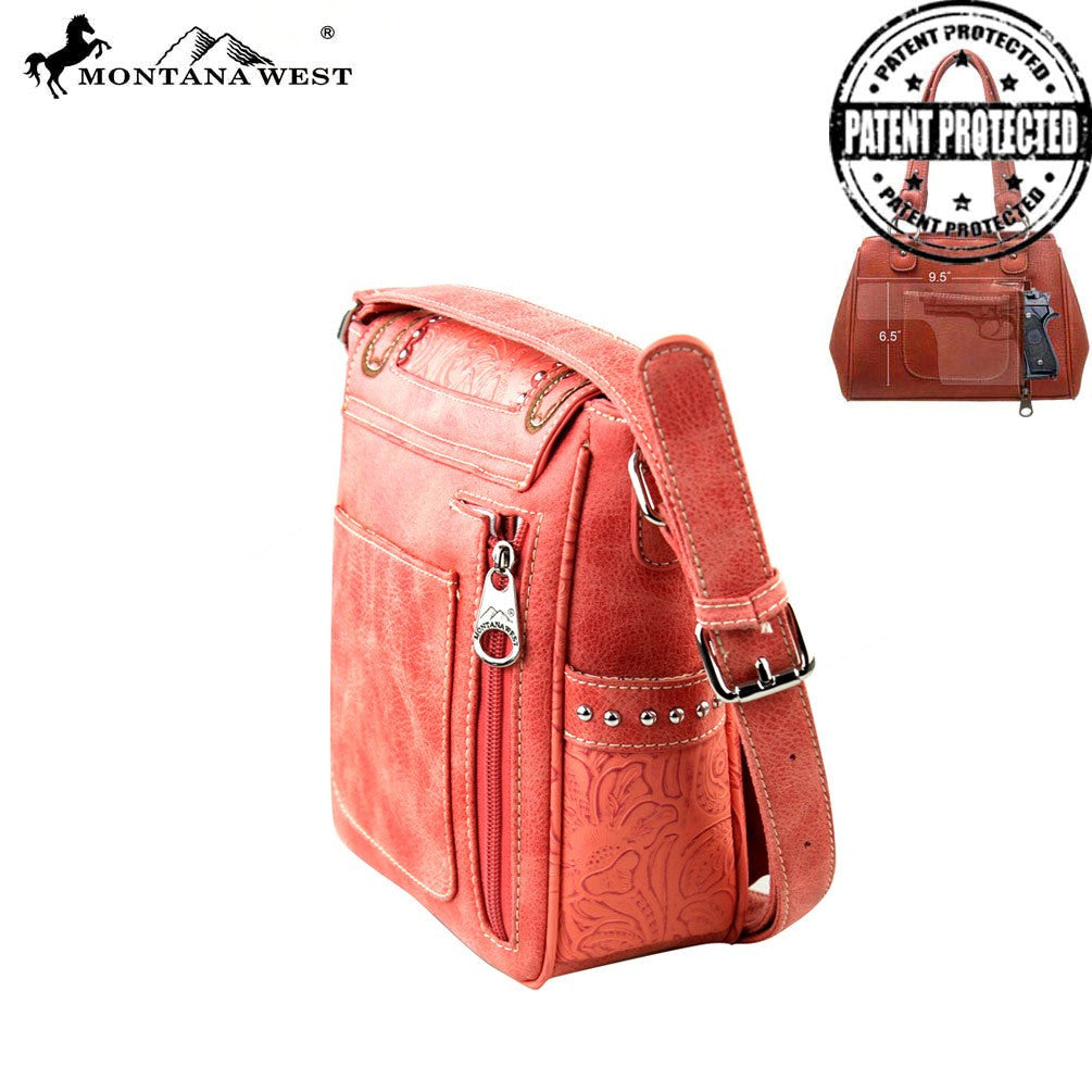 Montana West Concho Collection Concealed Handgun Messenger Bag