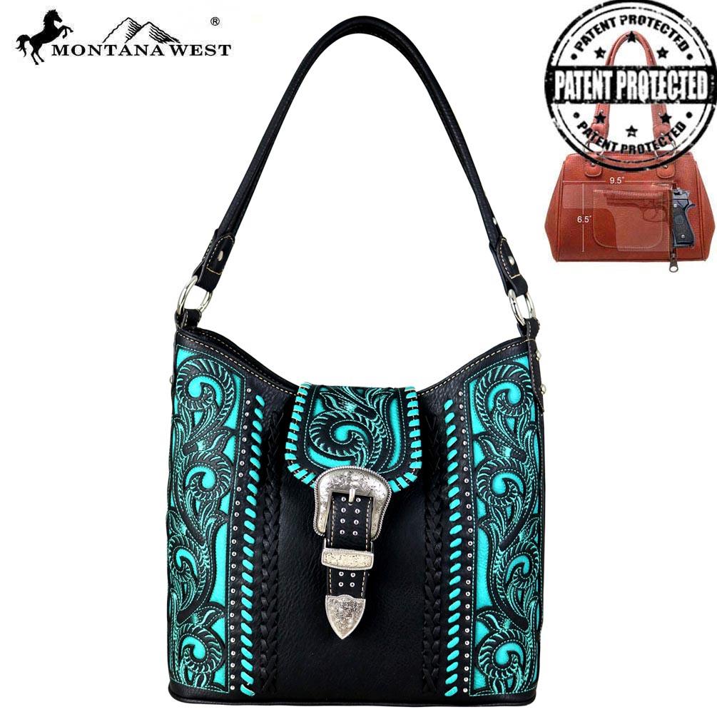 Montana West Buckle Collection Concealed Carry Hobo