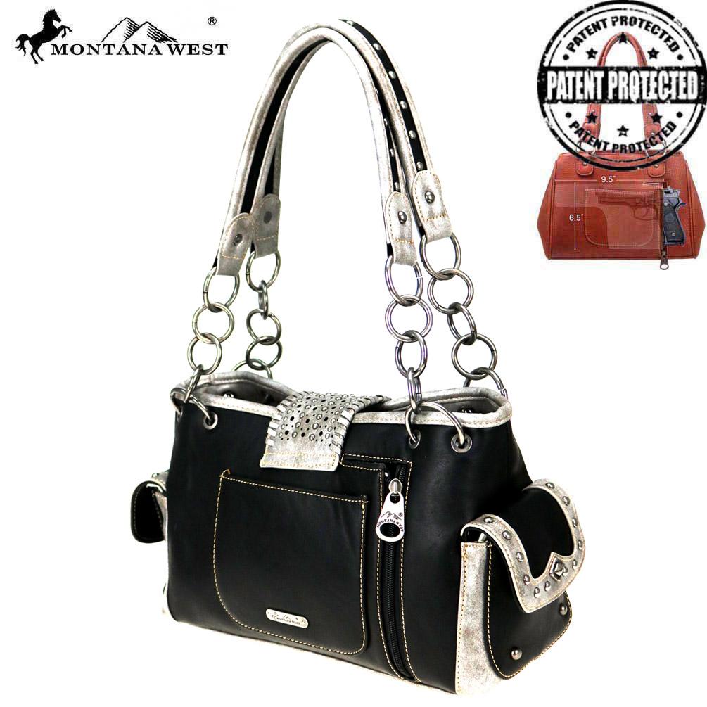 Montana West Concho Collection Concealed Carry Satchel