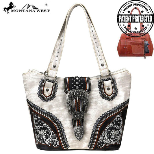 Montana West Buckle Collection Concealed Carry Tote