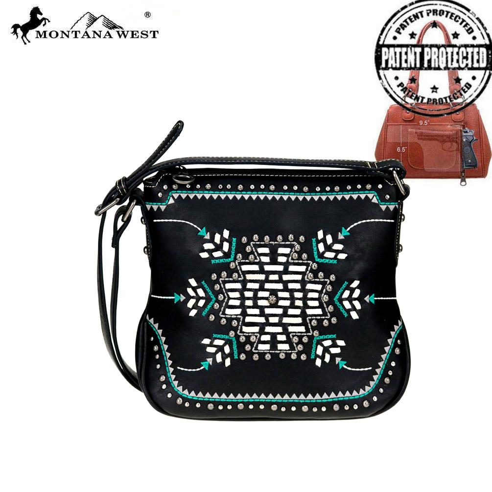 Montana West Aztec Collection Concealed Carry Crossbody Bag