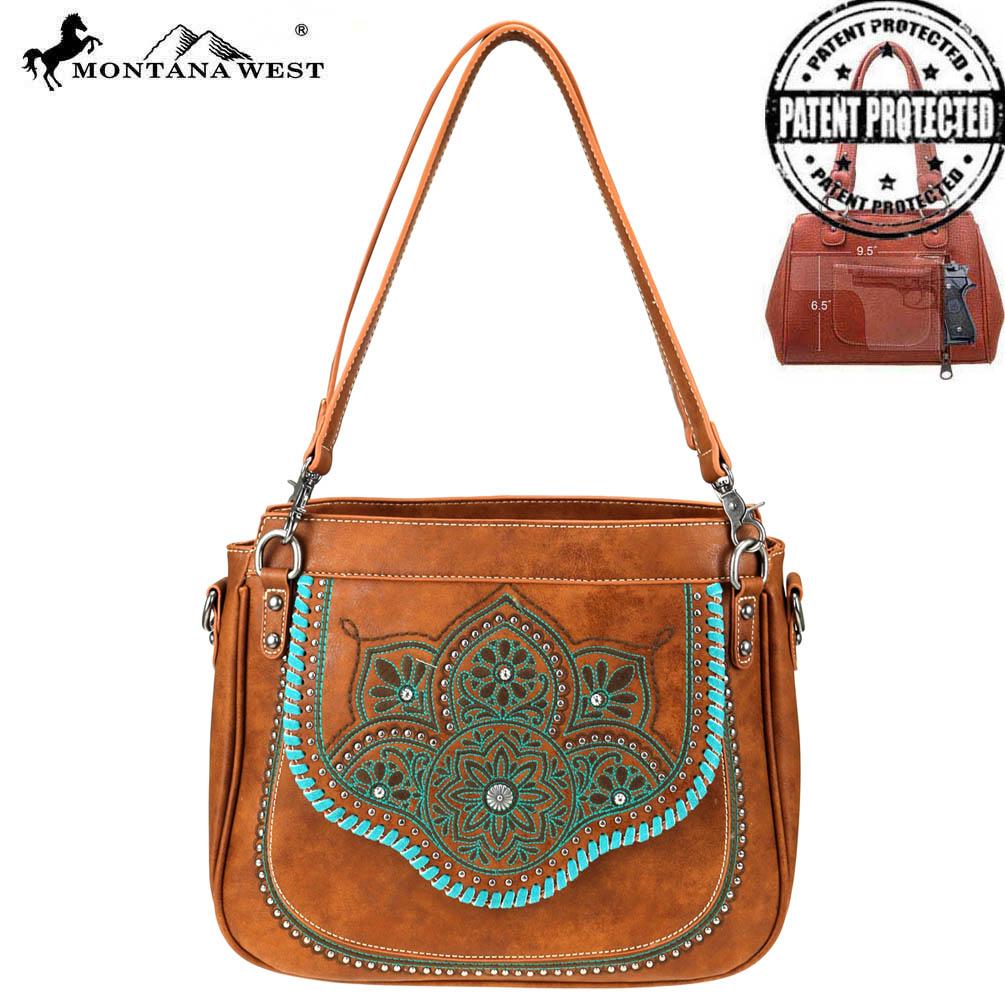 Montana West Aztec Collection Concealed Carry Tote/Crossbody