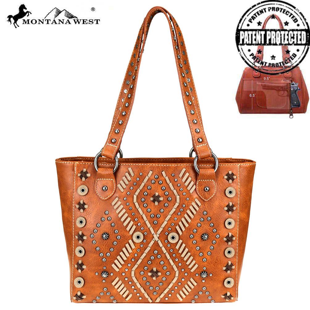 Montana West Aztec Collection Concealed Carry Tote