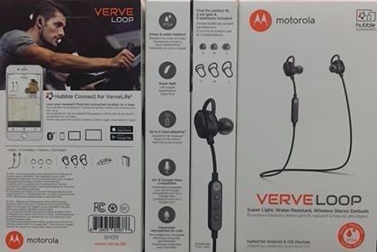 Motorola VerveLoop Water Resistant In-ear Headphone Wireless Bluetooth Earbuds
