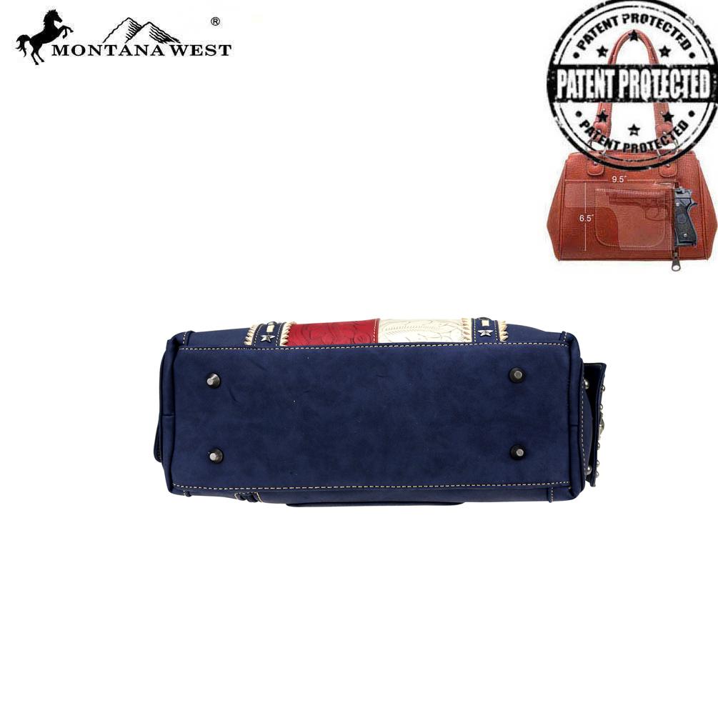 Montana West Texas Pride Collection Concealed Carry Satchel