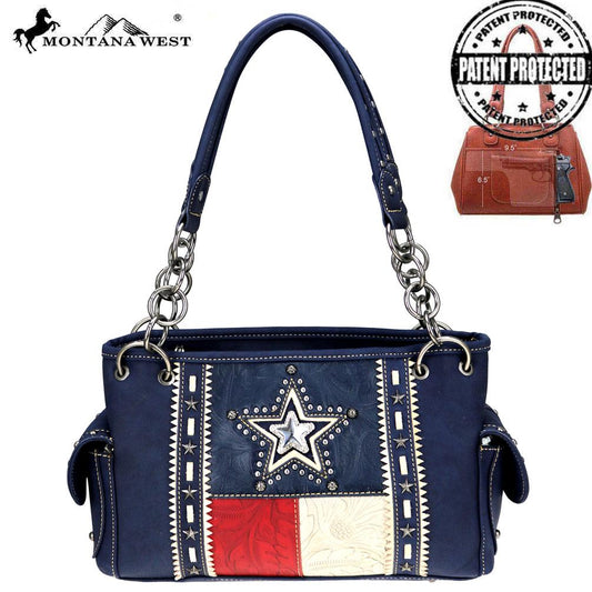 Montana West Texas Pride Collection Concealed Carry Satchel