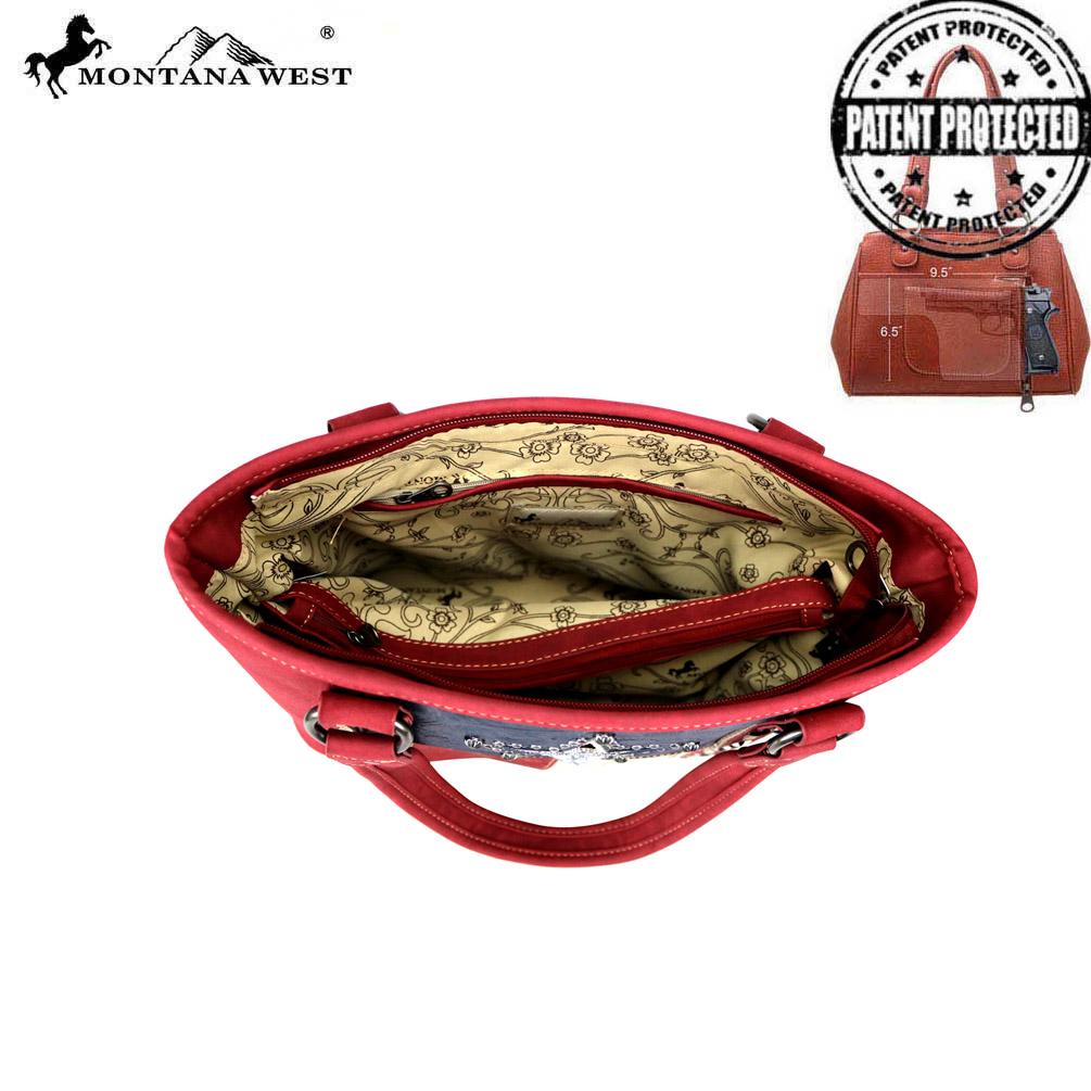 Montana West Texas Pride Collection Concealed Carry Tote