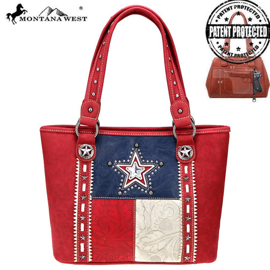 Montana West Texas Pride Collection Concealed Carry Tote