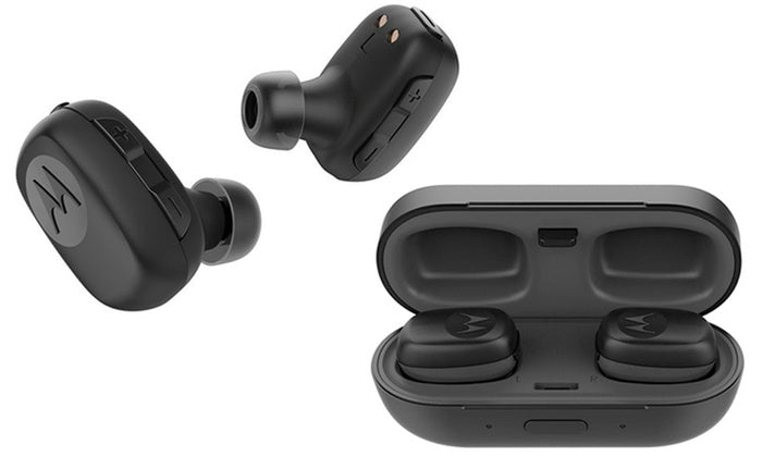 Motorola Stream True Wireless Stereo Earbuds with Charging Case