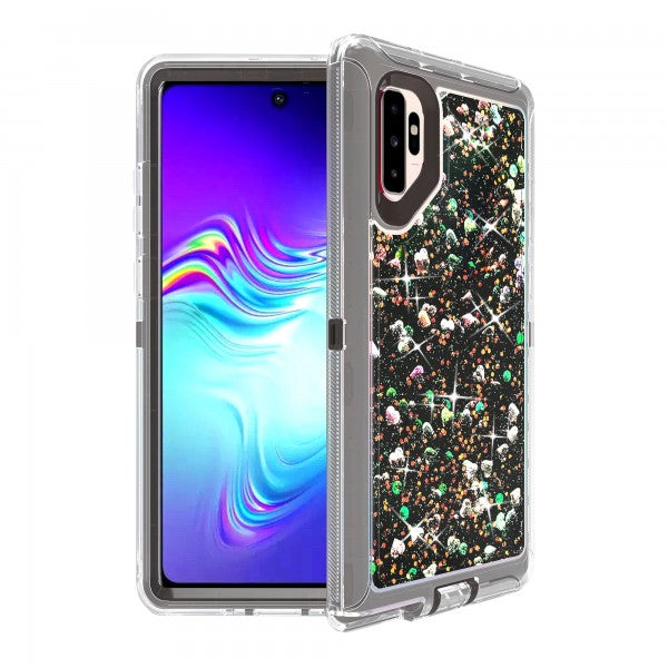 Transparent Floating Glitter Heavy Samsung Galaxy Note 10 Plus